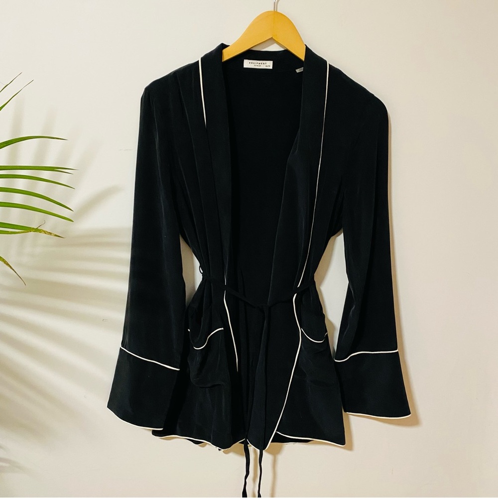 EQUIPMENT SILK JACKET